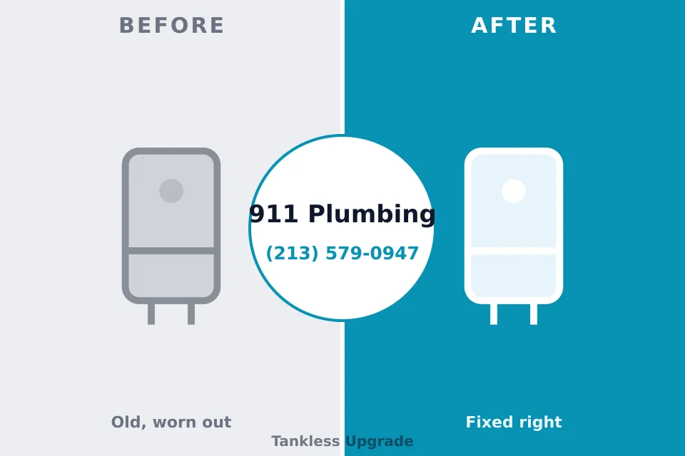 Before and after: plumbing repair Milford city , CT